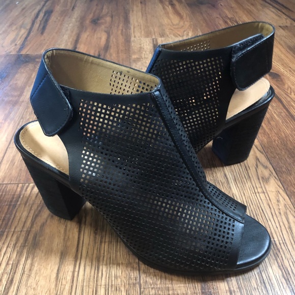 Aldo Shoes - Aldo black peep toe booties Size 8
